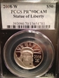 2008-W $50 Statue of Liberty PR70DCAM