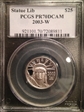 2003-W $25 Statue of Liberty PR70DCAM