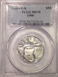 1999 $50 Statue of Liberty MS70