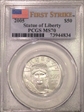 2005 $50 Statue of Liberty First Strike MS70