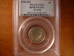 1936-S/S 5C RPM, FS-501 VF25
