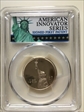 2018-S $1 American Innovation Series Washington-Signed 1st Patent First Strike PR69DCAM