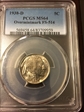 1938-D 5C Overmintmark, FS-514 MS64