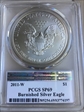 2011-W $1 Burnished Silver Eagle SP69