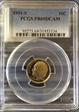 1991-S 10C PR69DCAM