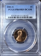 2001-S 1C PR69DCAM