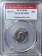 2017-S 10C Enhanced Unc Set First Strike SP70FB