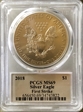 2018 $1 Silver Eagle First Strike MS69
