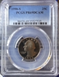 1990-S 25C PR69DCAM
