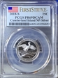 2018-S 25C Cumberland Island NP-Silver First Strike PR69DCAM