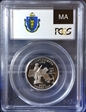 2000-S 25C Massachusetts Silver PR69DCAM