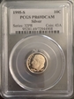 1995-S 10C Silver PR69DCAM