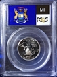 2004-S 25C Michigan Silver PR69DCAM