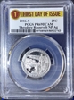 2016-S 25C T. Roosevelt NP Silver First Day of Issue PR69DCAM