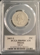 2003-S 25C Illinois Silver PR69DCAM