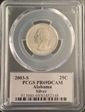 2003-S 25C Alabama Silver PR69DCAM