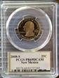 2008-S 25C New Mexico PR69DCAM