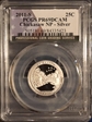 2011-S 25C Chickasaw NP - Silver PR69DCAM