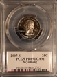 2007-S 25C Wyoming PR69DCAM
