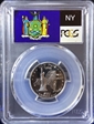 2001-S 25C New York Silver PR69DCAM