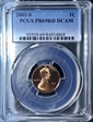 2001-S 1C PR69DCAM