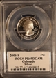 2006-S 25C Colorado Silver PR69DCAM