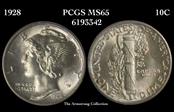 1928 10C MS65