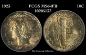1923 10C MS64FB