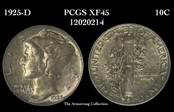 1925-D 10C XF45