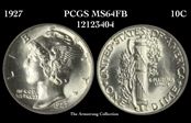1927 10C MS64FB