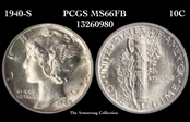 1940-S 10C MS66FB