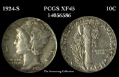 1924-S 10C XF45