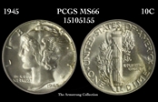 1945 10C MS66