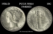 1936-D 10C MS64