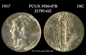 1917 10C MS64FB