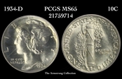 1934-D 10C MS65