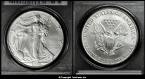 2000 $1 Silver Eagle MS69