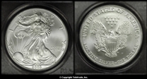 2003 $1 Silver Eagle MS69