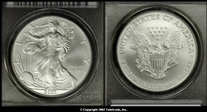 2001 $1 Silver Eagle MS69