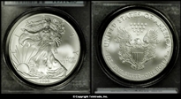 2008 $1 Silver Eagle First Strike MS69