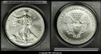 1997 $1 Silver Eagle MS69