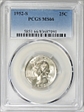 1952-S 25C MS66