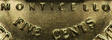 1945-P 5C Doubled Die Reverse MS66