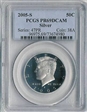 2005-S 50C Silver PR69DCAM