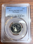 2004-S 25C Michigan PR70DCAM
