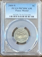 2004-S 5C Peace Medal PR70DCAM