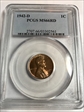 1942-D 1C MS66RD