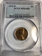 1929-D 1C MS63RB