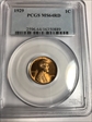 1929 1C MS64RD