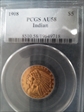 1908 $5 Indian AU58
